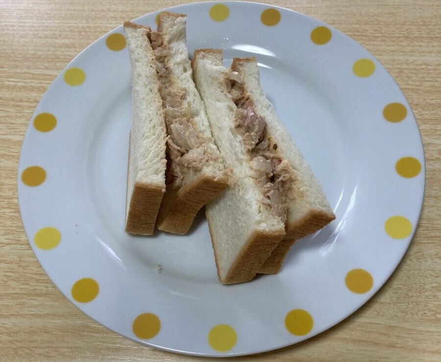手作りツナサンド画像