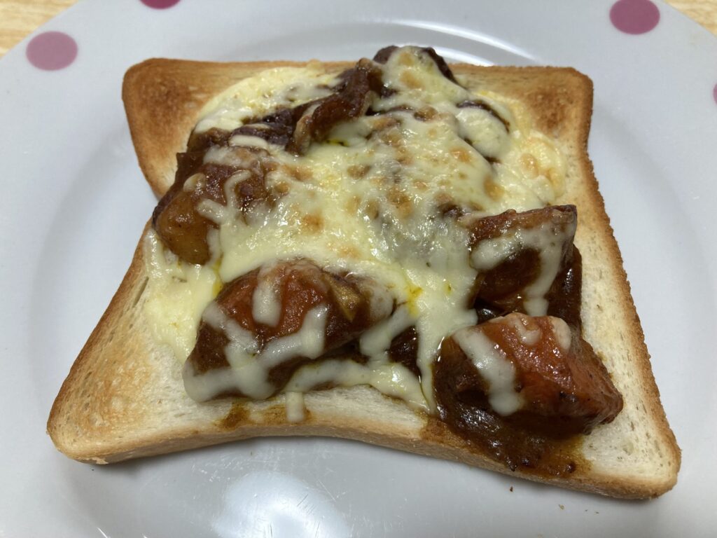 カレートースト画像