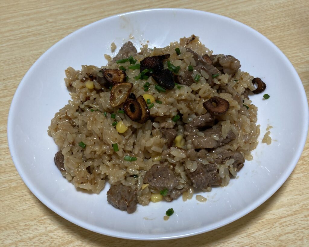 手作りペッパーランチごはん画像