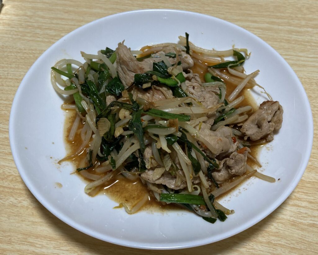 にらモヤシ炒め画像