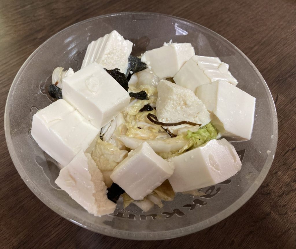 白菜豆腐サラダ